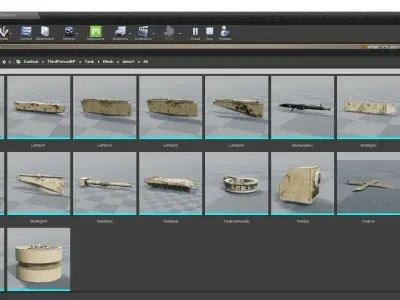 Military Tank 3D model purchase