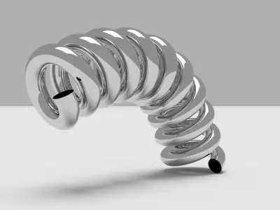 Spring Free 3D model by ilhamgod