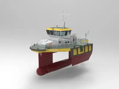 exploler swath Low-poly 3D model