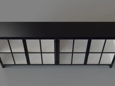 Canna Buffet Painted White 3D model