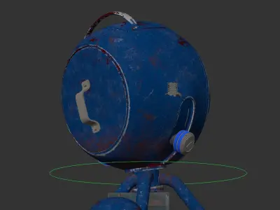 ay robot  Low-poly 3D model