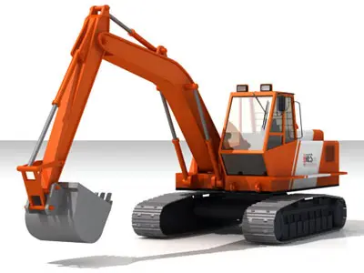Excavator Bres500 3D model