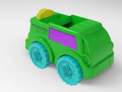 Recycle truck 3D model