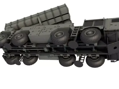 Polonez Multiple Launch Rocket System 3D model