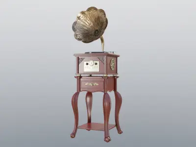 Vintage Gramaphone 0001 3D model