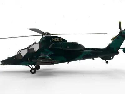 eurocopter tiger camouflage 3D model
