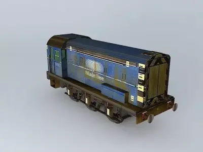 Eco Rail Track Shunter Dummy Old Steam Days Free 3D model