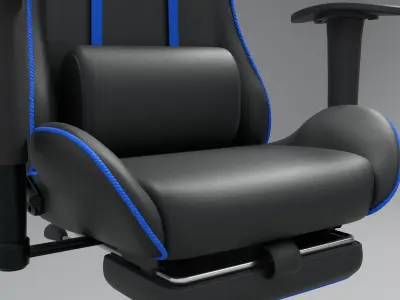 Ergonomic Gaming Chair  Low-poly 3D model