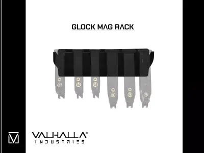 Glock Mag Rack System Free 3D print model