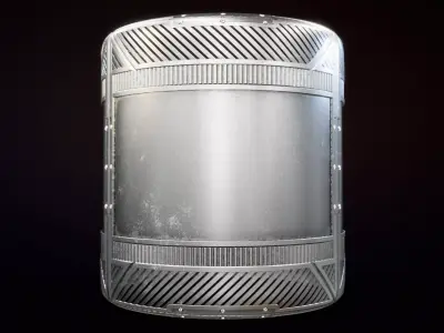 Metal Floor Modular Path Customizable Substance Material and  Texture