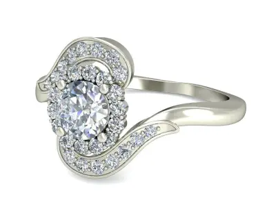 Wedding Ring  3D print model 126