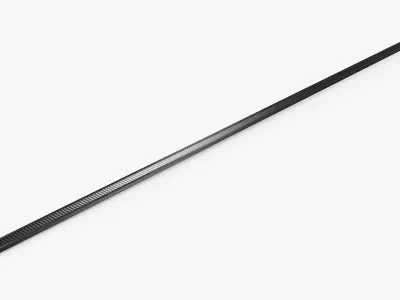 Low profile cable tie 3D model