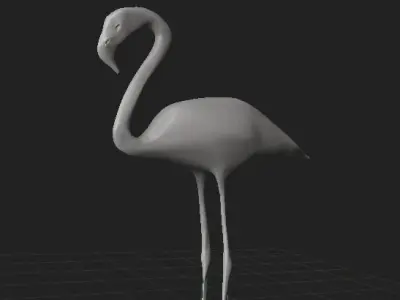 Flamingo 3D model purchase