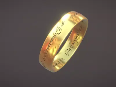 bountiful ring persian 3D model
