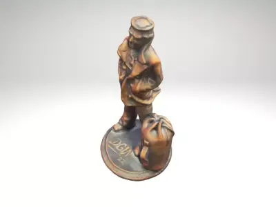 Naval Soldier Decorative Military Figurine 3D Model 3D model
