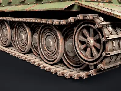 Panzer VI Tiger I - WW2 German heavy Tank 3D model 3D model