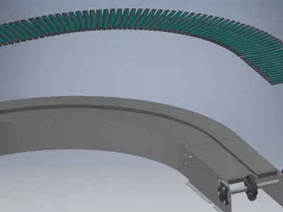  Belt Conveyors Systems 3D model
