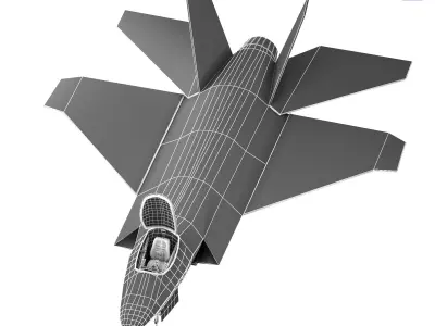  F-35 jet 3D model