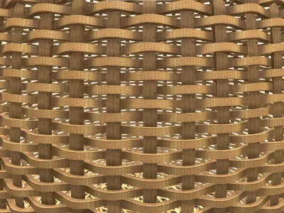Weaving Basket 3D model