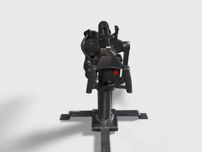 M134 Minigun Realtime Low-poly 3D model