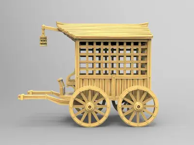 Prison Wagon 3D print model