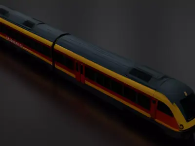 Stadler GTW Regional Train 3D print model