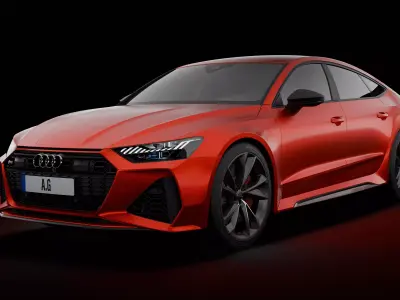 Audi RS 7 Sportback 2020 3D model