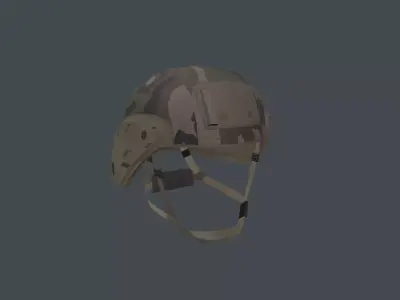 CASQUE Felin F2  Helmet  Low-poly 3D model