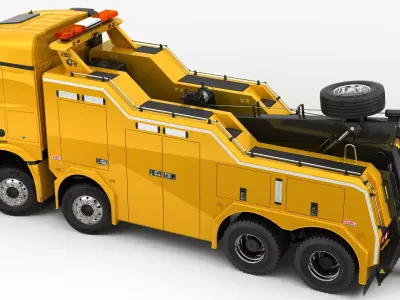 Mercedes Arocs Tow Truck 8X4 3D model
