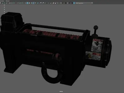 Car Winch 3D model