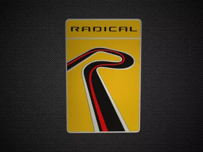 radical logo 3D model