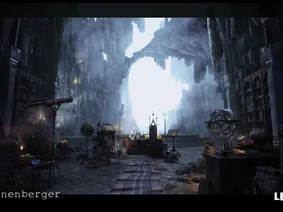 Sorcerous Mega Bundle 6 Environments Low-poly 3D model