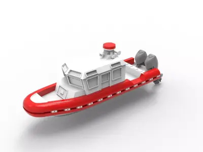 USGC boat 3D print model