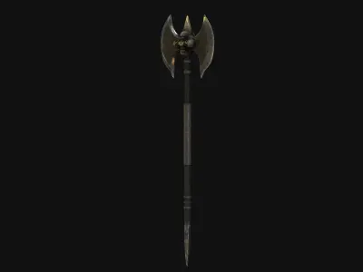 Stylized Weapon Axe  Low-poly 3D model