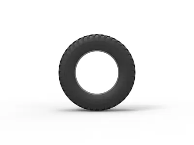 Offroad tire 23 Scale 1 to 10 3D print model