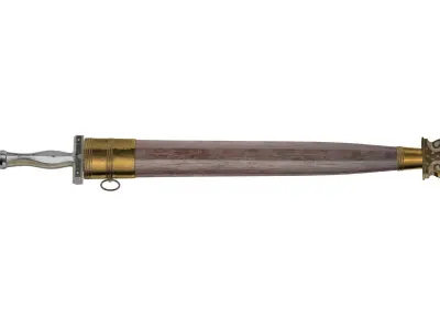 Xiphos Sword Low-poly 3D model purchase