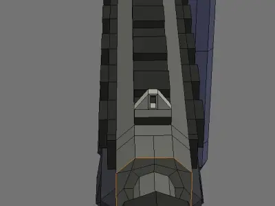 Rifle01 v01c Low-poly 3D model