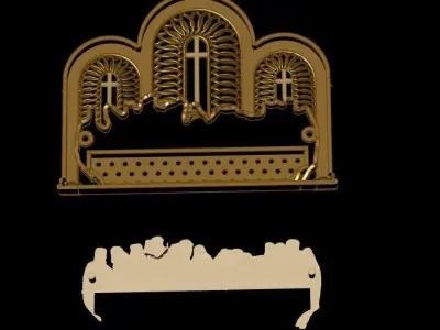Last Supper 3D print model