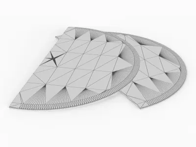 Protractor 3D model