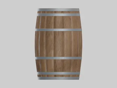 Medium Toasted British Barrel 3D model
