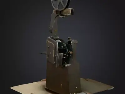 Industrial Midsaw Bandsaw 3D Model High Detail  Realistic 3D model