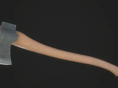 Working tools Low-poly 3D model