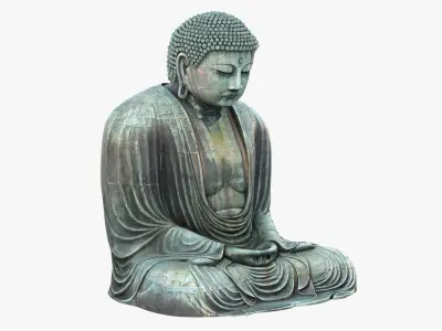  Great Buddha Statue 3D Model 