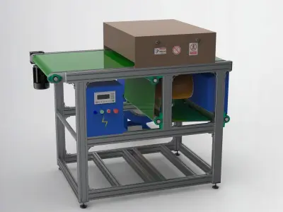 Rapid cooling conveyor Free 3D model