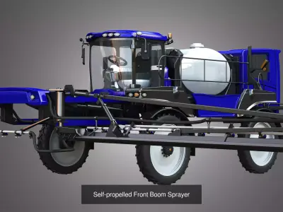 7 Sprayers Collection for Farming 3D Model Pack