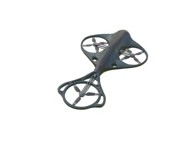 Surveillance Drone Low-poly 3D model by arupsaha20156