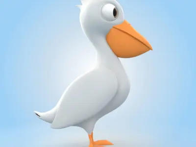 Pelican 3D model