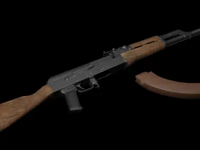 Ak74 Assault rifle 3D model