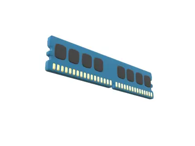 Cartoon Ram v1 002 Low-poly 3D model