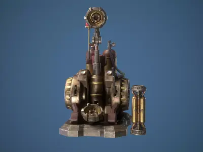 Charger Low-poly 3D model